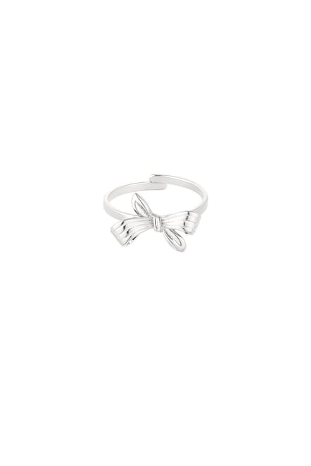 Bijoutheek Ring (Sieraad) Strikje Zilver