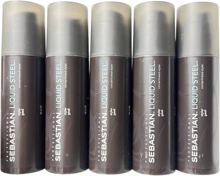 5 x Sebastian Liquid Steel Ultra Strong Hold Styler