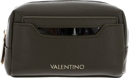VALENTINO toilettas Ring Re Soft Cosmetic Case Militare olijfgroen