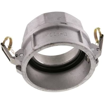 Camlock DN 90 (4'') Koppeling AluminiumRp 4'' met binnendraad Type D MIL-C-27487