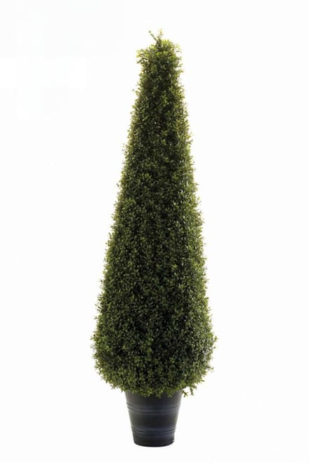 Emerald - Kunstplant Buxus piramide UV 40x135cm - Kunstplant voor binnen