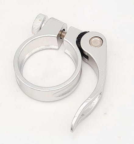 Aluminium Fietszadelklem met Snelsluiting 34,9 mm