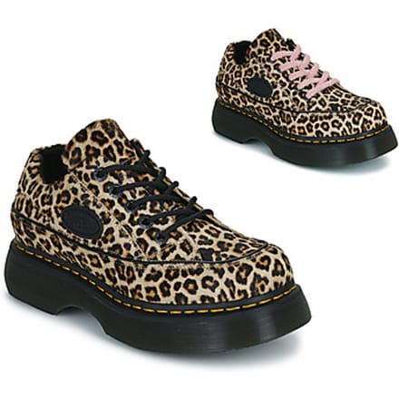 Nette schoenen Dr. Martens Buzz 5i Light Tan Mini Leopard Spot Hair On