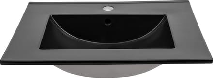 Sanifun inbouwwastafel Sky Black 610 x 460 x 170 mm