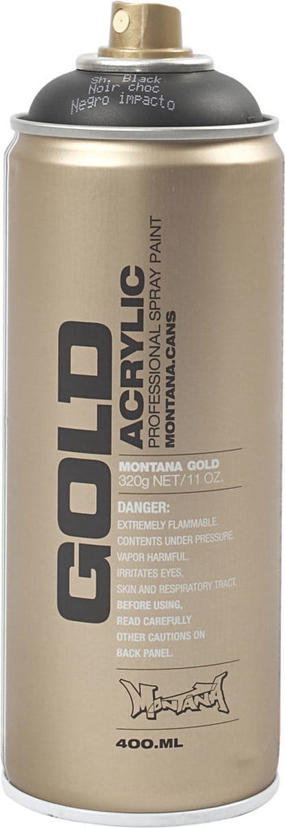 Spray Verf, zwart, 400ml/ 1 Doosje