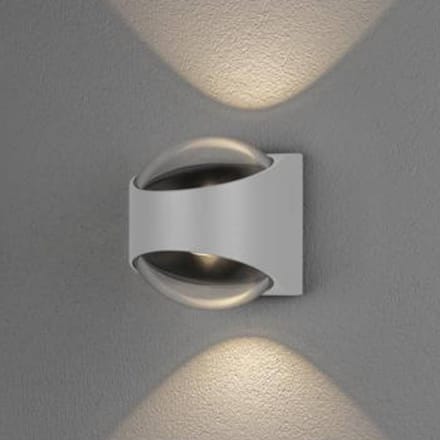 Konstsmide LED buitenwandlamp Bitonto 2-lamps wit