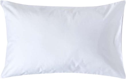 Homescapes Luxe Satijn Kussensloop 50x75 cm – Wit – 100% Egyptisch Katoen – Draaddichtheid 1000