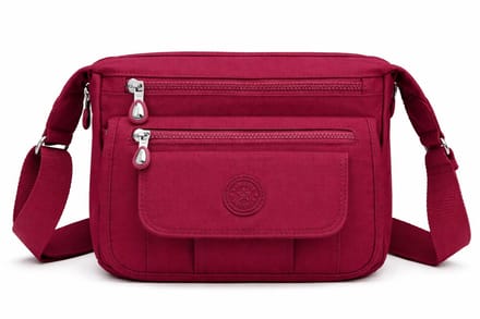 Bagwise® Schoudertas - Crossbody - Dames - (CR3005) - Bordeaux