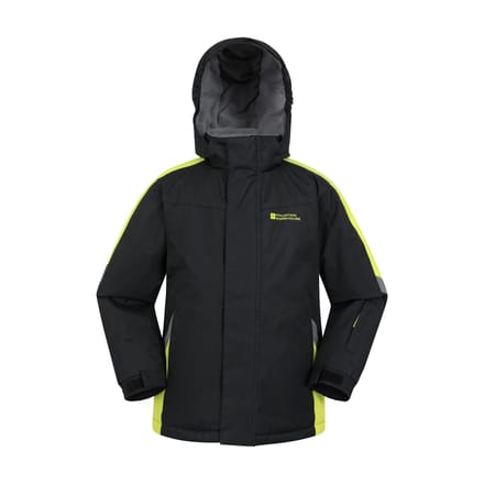 Mountain Warehouse Raptor sneeuwski jas voor kinderen/Kinderen (Jet Zwart)