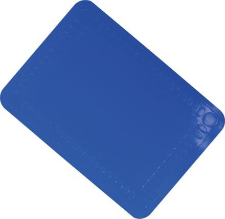 Antislip placemat - Blauw 25 x 18 cm - siliconen - Aidapt