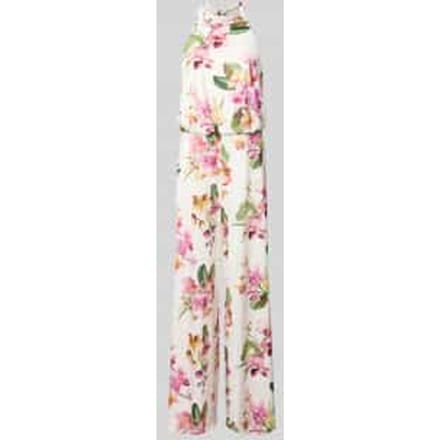 regular fit jumpsuit met all-over bloemenmotief