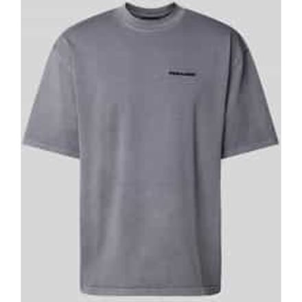 Oversized T-shirt met labelstitching