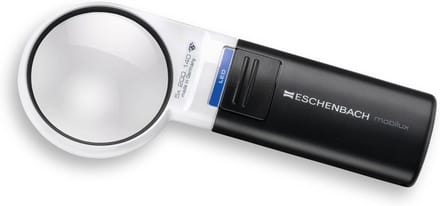 Vergrootglas met LED-verlichting Handloep Vergroting 5x Ø 58mm
