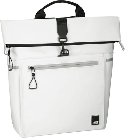 JOST fietsrugzak rugzak met laptopvak Tolja Currier Backpack Cream-White wit