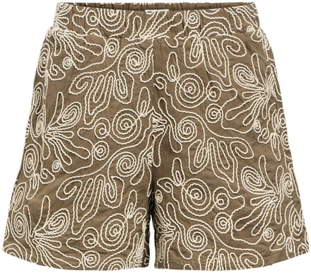 Object Objkerry Hw Shorts Broeken Dames - Khaki - Maat 36