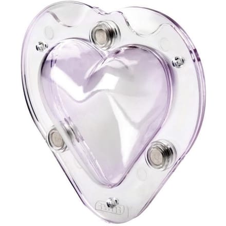 3D Hartvorm - IBILI - 9 cm - Polycarbonaat - Transparant - 14 x 14 x 5 cm transparant