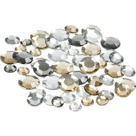 CC Strasstenen Rond Zilver Harmonie 6-12 mm 360 stuks
