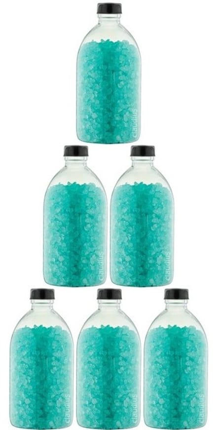 Claudius Badzout Hamam - 600 gram - Fles met zwarte dop - Set van 6 stuks