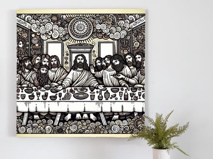 Kunstprint | Wanddecoratie | Dibond | 20 × 20 cm
