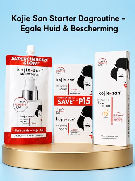 Kojie San Starter Dagroutine – Egale Huid & Bescherming
