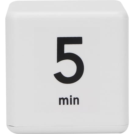 Professionele schoonheidssalon Flip Timer Tijdmanagement Cube Timer voor het leren van studenten 1-3-5-10 minutes white