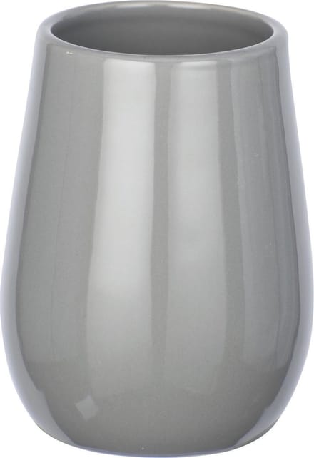 Wenko Badkamerbeker Sydney 8,5 X 11 Cm Keramiek Grijs