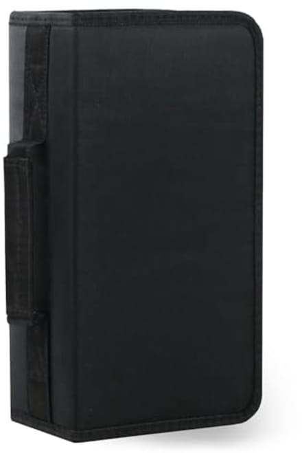 CD/DVD Case Houder - Draagbare Organizer voor Thuis en Reizen - 128 Capaciteit - Zwart