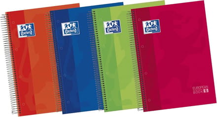 Spiraalblok A4 - Schrijfblok Notitieboek - Studie Werk - Extra Harde Kaft - 5 Stuks - Gesorteerd