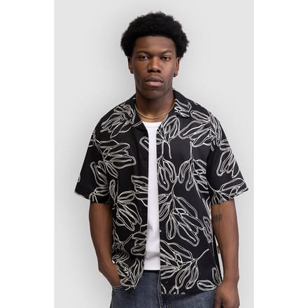 Redefined Rebel RRMauro Boxy Fit Shirt zwart
