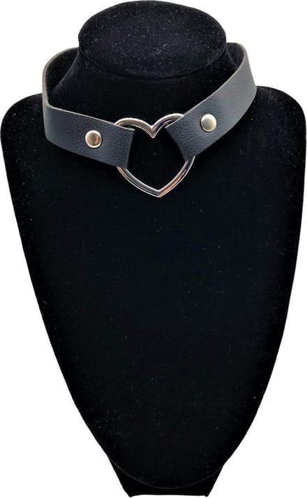 Choker, Hart, Zwart, Liefde, Nek, Fashionista