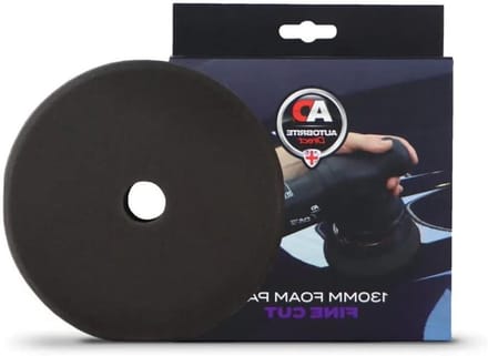 Polijstschuim Pad - Afwerking Schuim Pad - Auto Polijsten - Open Celstructuur - 130 mm - Zwart