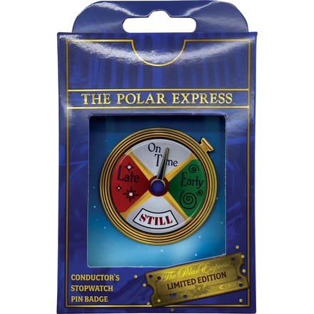Polar Express Pin Badge Conductor's Stopwatch Spinning Limited Edition