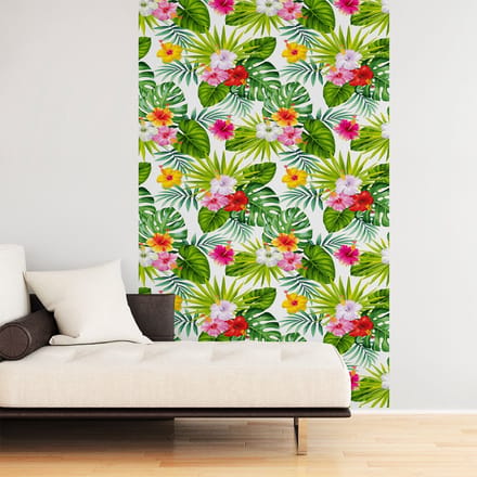 Behang-effect sticker - SULLANA - 40x40cm