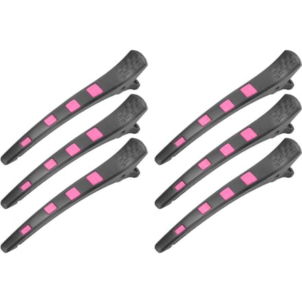 6 stuks Professionele Duckbill Haarclip Draagbare Kapsalon DIY Afdelingsclips StylingtoolPaars paars