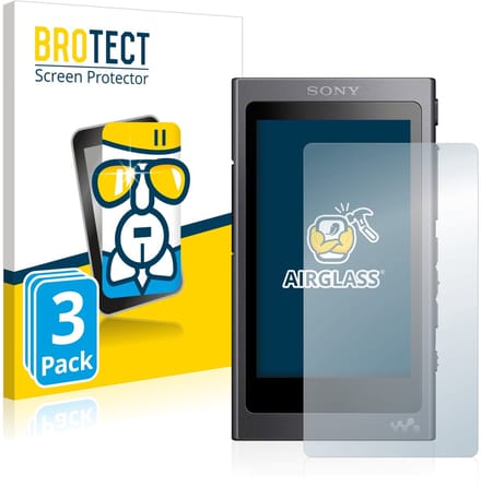 Screenprotector 3 Stuks voor Sony Walkman A40 Beschermglas transparant
