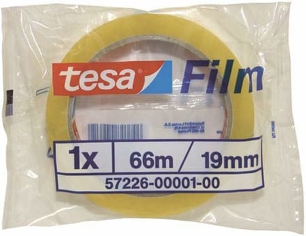 Tesa - Plakband film standaard 19mmx66m | 8 stuks