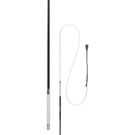 Haakbare Fiber Klopper met PVC Handvat en Korte Riem Hispano Hipica