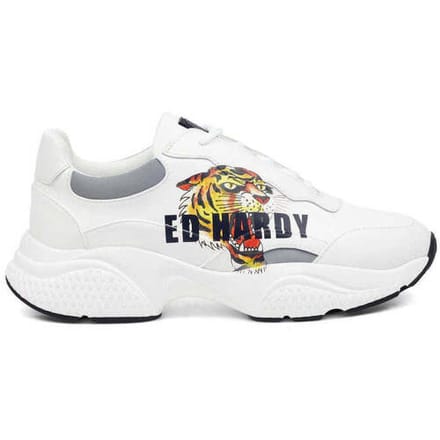 Lage Sneakers Ed Hardy Insert Runner Tiger-White/Multi
