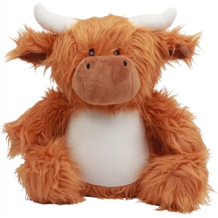 Pluche Mumbles met rits Vache