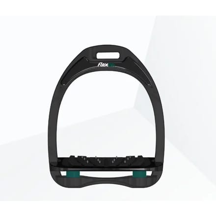 Ultra Grip Zwart/Antraciet Halfhoge stijgbeugels Flex-On Aluminium