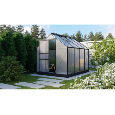Vitavia Tuinkas Planet 5000 - Polycarbonaat 6mm - Zwart - 195x257x207cm