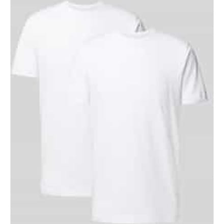 OLYMP T-Shirt voor eronder (set van 2 paar), Modern Fit, Wit
