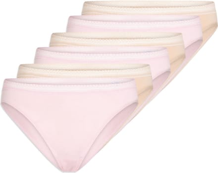 Schiesser Dames riosslip 6 pack Cotton Lace
