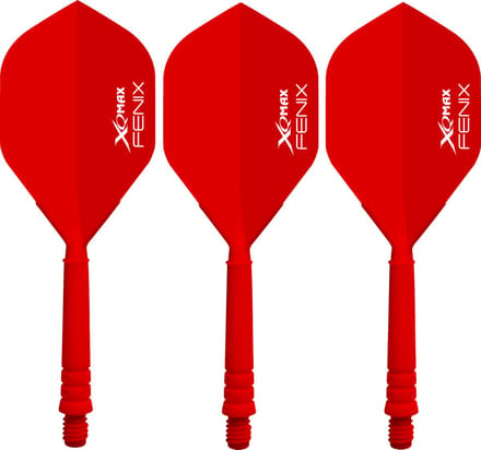 XQ Max Fenix Bar Flights Red Standard - Dart Flights