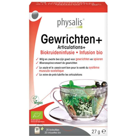 Physalis® Gewrichten+ Kruideninfusie Bio 27 Filterzakje