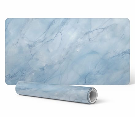 Moderne bureauonderlegger voor thuiswerken, marmertextuur, 90x45 cm