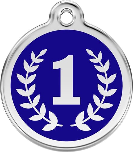 Red Dingo Hondenpenning 30 mm winnaar kampioen medaille