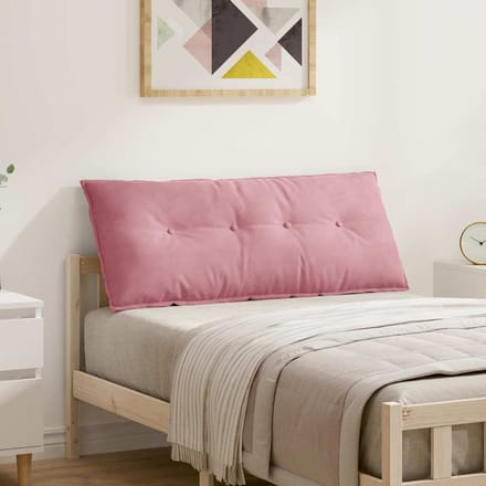 vidaXL - Rugkussen - Roze - 120 - x - 50 - x - 19 - cm - Corduroy - stof
