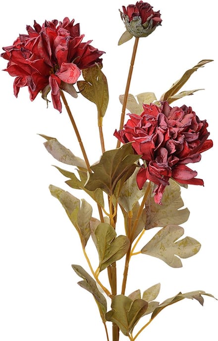 Clayre & Eef Kunstbloem 68 cm Rood Kunststof