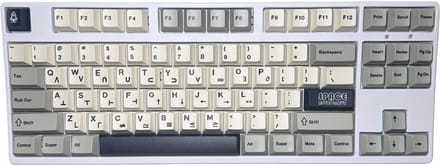 Astro Grey Keycaps - Keycaps voor Gaming Toetsenbord - Cherry - PBT - Dye-Sub - 148 Keys